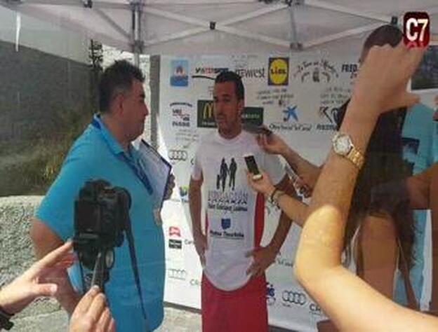 El futbolista Pedro Rodríguez presenta uno de los campus de su fundación en Guía