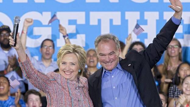 Clinton pone fin a la intriga y elige a Kaine para la Vicepresidencia