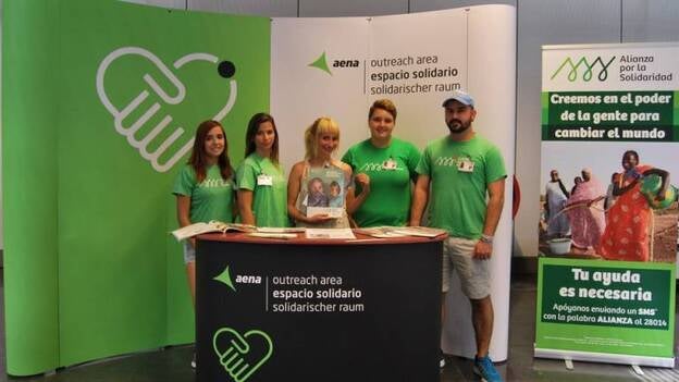 El Aeropuerto de Gran Canaria cede su Espacio Solidario a la ONG Alianza por la Solidaridad