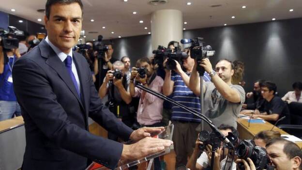 Sánchez reitera el no a Rajoy y le exige que negocie con "las derechas"