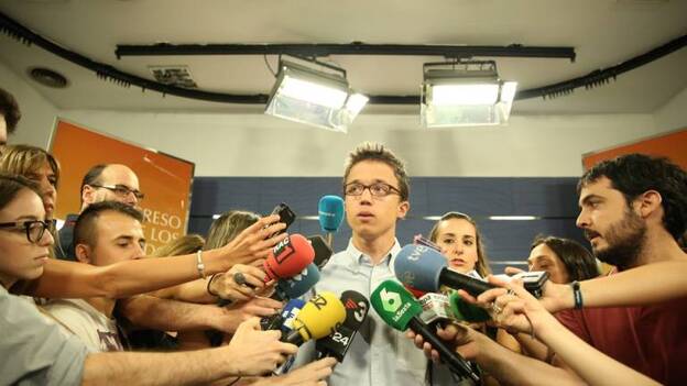 Errejón confía en que el PSOE mantenga el no pese a los que piden se haga "harakiri"
