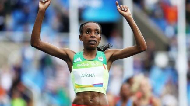 La etíope Almaz Ayana, oro olímpico con récord del mundo en los 10.000 metros
