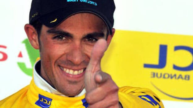 Contador: "Mi objetivo en la Vuelta es luchar por la victoria"