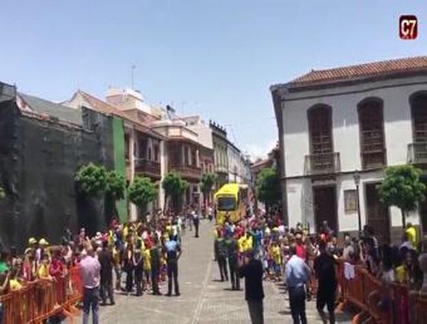 La UD Las Palmas visita a la Virgen del Pino