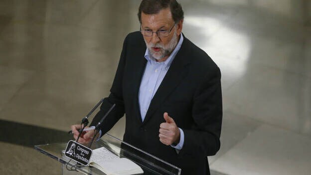 Rajoy dice que se presenta a la investidura porque hoy ya no tiene la certeza de que vaya a ser rechazado