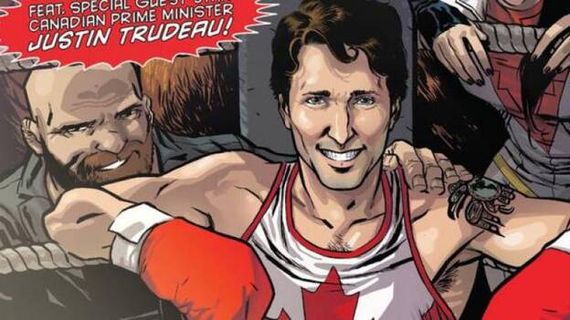 Justin Trudeau se convierte en un superhéroe del mundo de Marvel