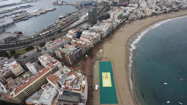 La Playa de Las Canteras de Las Palmas de Gran Canaria, a por cinco récords Guinness en septiembre
