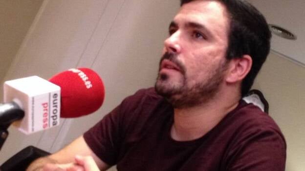 Alberto Garzón, ingresado desde el lunes por una infección vírica