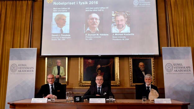 Nobel de Física para investigaciones sobre los estados de la materia