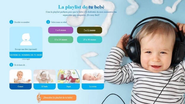 Nestlé y Spotify traen las mejores listas musicales personalizadas para bebés