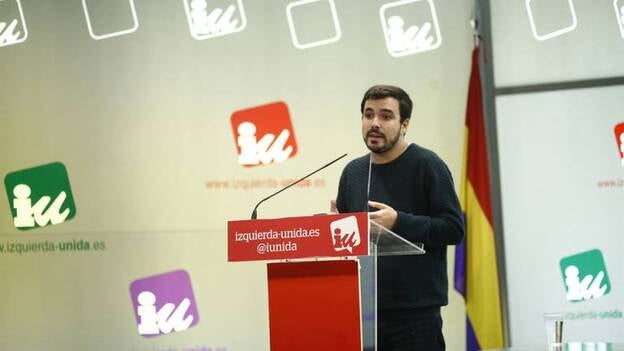 Garzón votará en contra de la reforma de la Ley de Estabilidad Presupuestaria haga lo que haga Podemos
