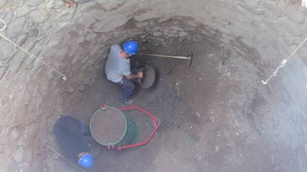 Adjudicado el vaciado del pozo de Tenoya con restos humanos