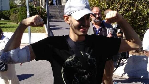 El malagueño con leucemia Pablo Ráez ingresa en el hospital para iniciar el proceso de trasplante