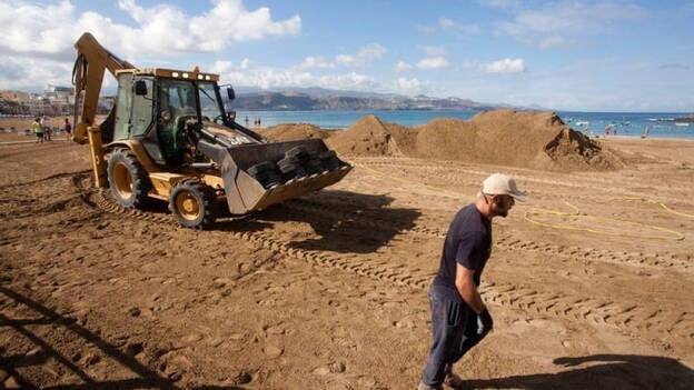 Cuenta atrás para modelar el Belén de Arena de Las Palmas de Gran Canaria