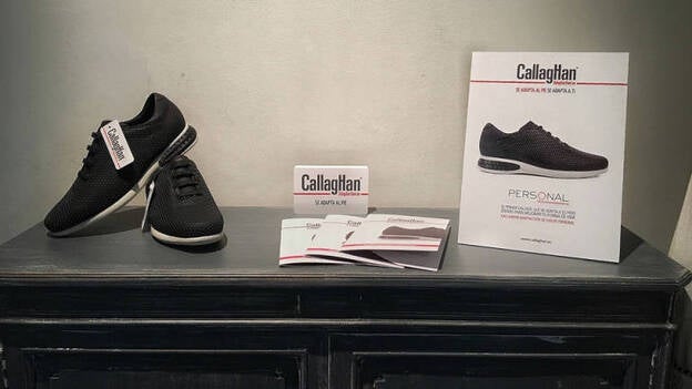 Callaghan recurre a la impresión 3D para adaptar los zapatos al peso de cada persona