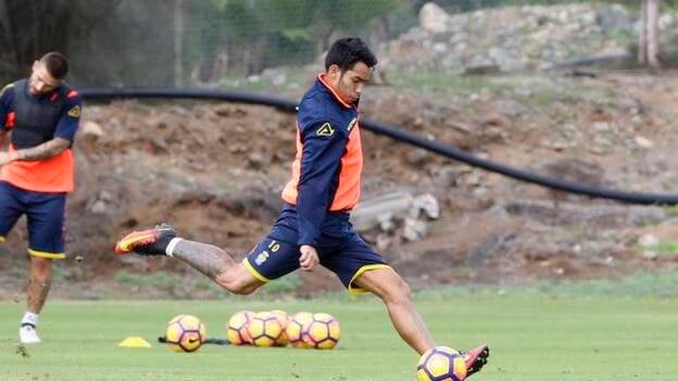 Una delantera con balas de fogueo