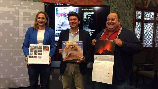 El calendario solidario de Involcan dedica su edición 2017 a los volcanes de la Macaronesia
