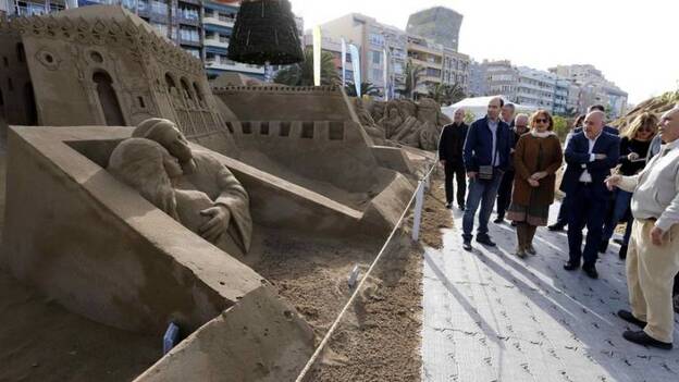 El Belén de Arena de Las Canteras podría superar sus 203.000 visitantes de 2015