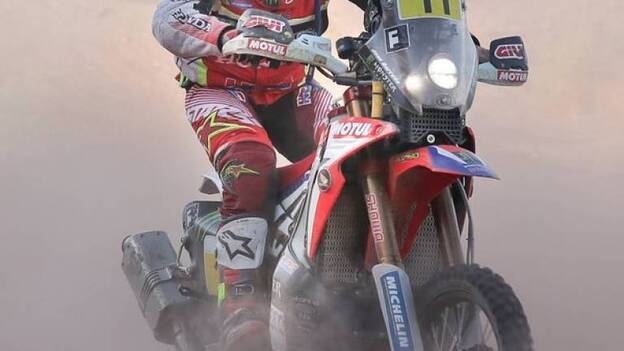 El español Barreda, líder en motos