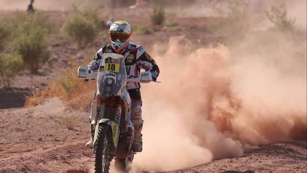 El español Armand Monleon abandona el Dakar por caída en cuarta etapa