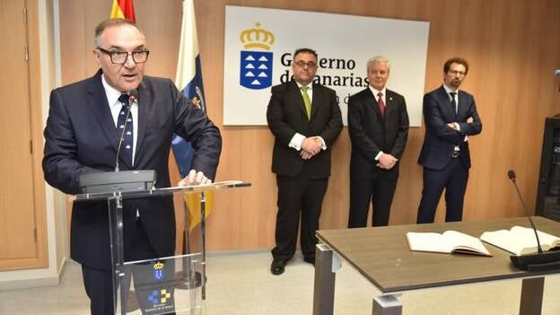 Toma de posesión de Conrado Domínguez