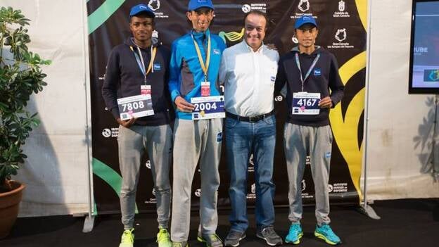 Los tres atletas caboverdianos del Cajasiete Gran Canaria Maratón