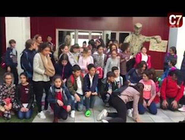 Visita a CANARIAS7 del C.E.I.P. Plácido Fleitas