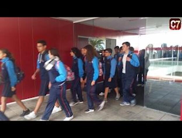 Visita escolar del Centro Sopeña: Oscus a CANARIAS7