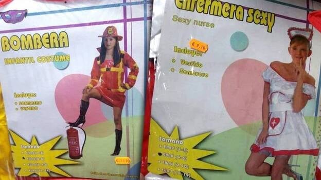 Facua pide que la Fiscalía investigue un disfraz de "enfermera sexy" para niñas