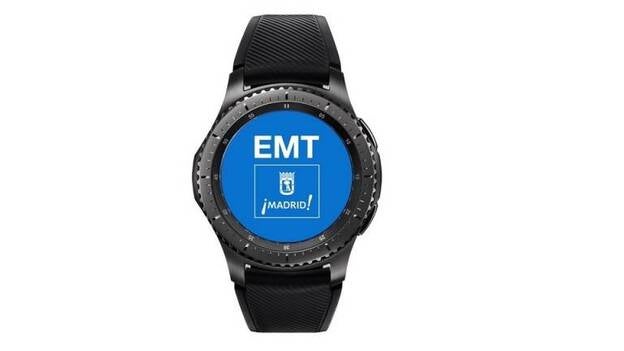 Samsung lanza la 'app' de EMT Madrid para sus 'smartwatches' Gear S3 y Gear S2