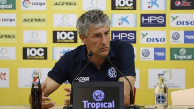 Setién se tomará "unos días" para "reflexionar" sobre la oferta de renovación