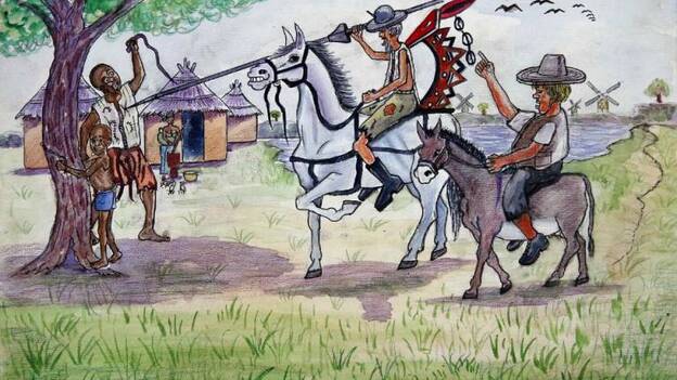 Casa África acoge hasta el 17 de abril la exposición 'Don Quijote en el río Níger'
