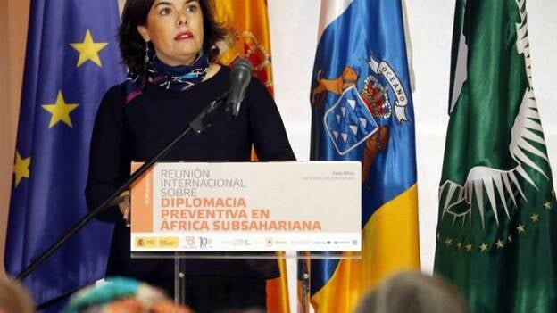 Sáenz de Santamaría subraya que la diplomacia preventiva "necesita tiempo y recursos" para evitar conflictos