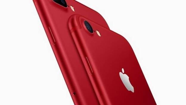 Apple lanza la edición especial (PRODUCT)RED de iPhone 7 y iPhone 7 Plus la lucha contra el VIH/SIDA