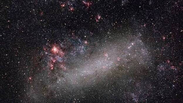 Galaxias al borde de la Vía Láctea coexisten con materia oscura