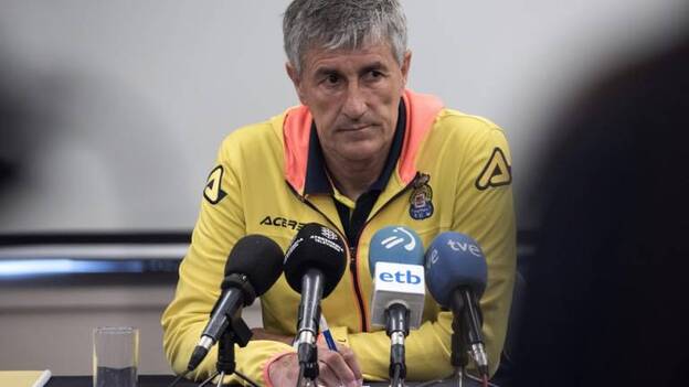 Setién asegura que sus declaraciones de Vigo fueron "sacadas de contexto"