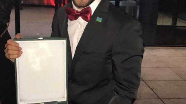 Samuel Carmona recoge su premio más deseado