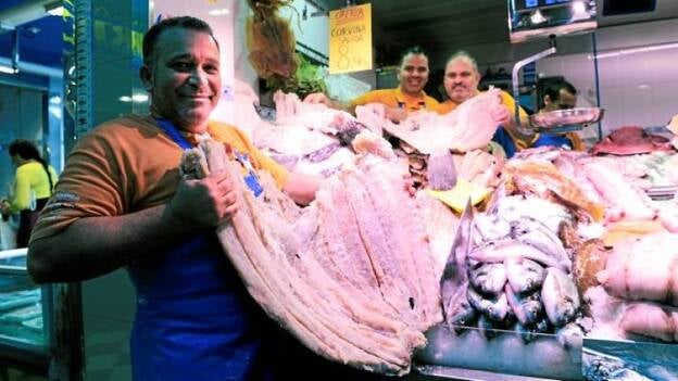 El sancocho canario se hace con cherne