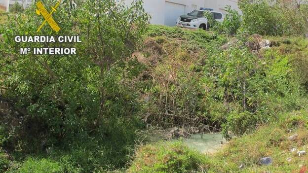 La Guardia Civil localiza y sanciona un vertido directo de aguas industriales sin tratar