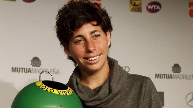 Carla Suárez: "La lesión no está curada, pero ya me permite competir"