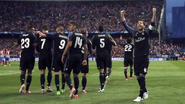 El Atlético asusta, el Real Madrid resuelve (2-1)