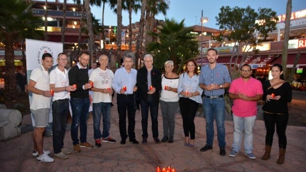 Lazos contra el Sida en el Maspalomas Gay Pride