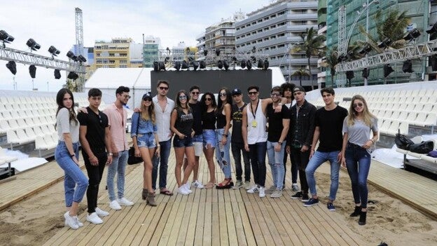 Las Canteras, pasarela de moda internacional