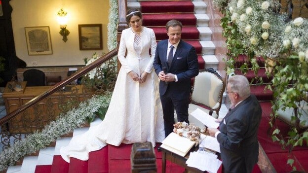 Boda canario-libanesa en el Gabinete Literario