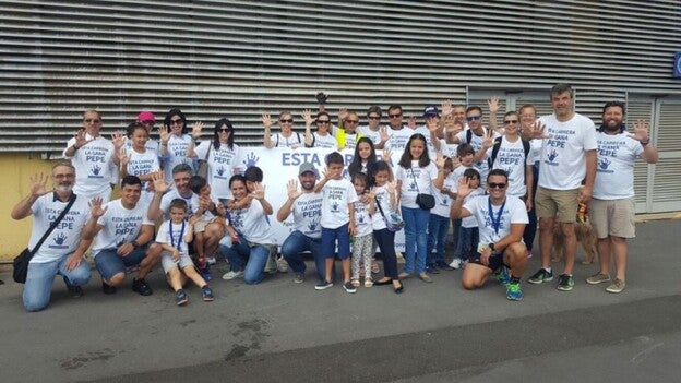 Solidarios con Pepe en la carrera Puerto de Las Palmas