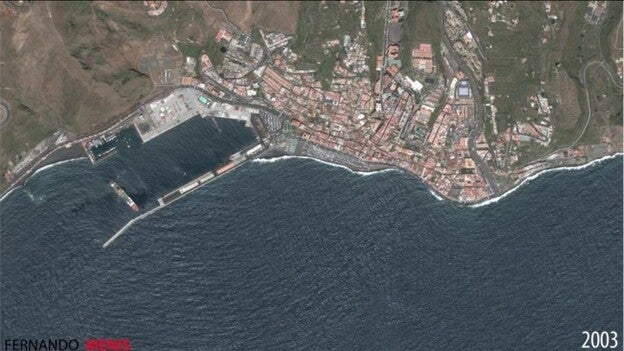 Así cambió la playa de la capital palmera