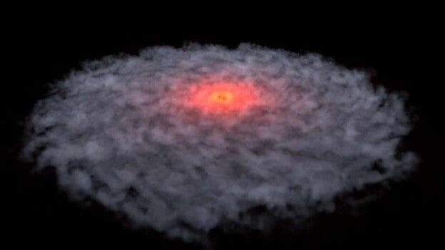 Un planeta solitario exhibe un inesperado disco propio de estrellas