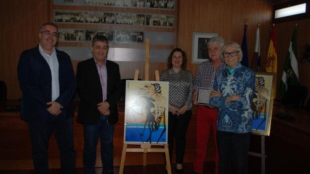 Dámaso presenta su cartel para el Festival de Folklore de Ingenio