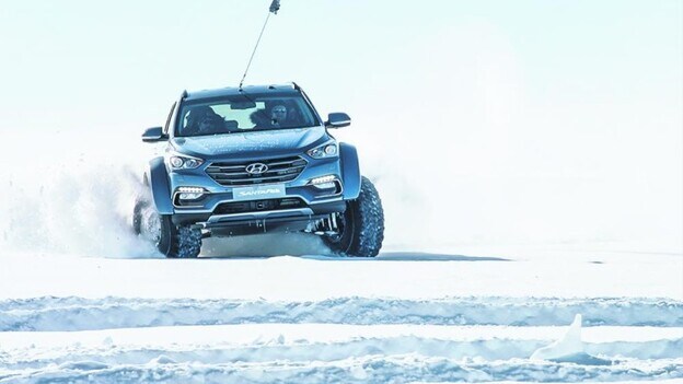 El Hyundai Santa Fe conquista la Antártida