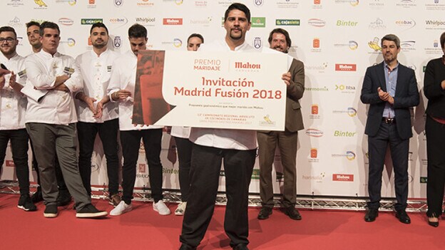 Fabián Maldonado, premio al Mejor Maridaje Mahou Cinco Estrellas